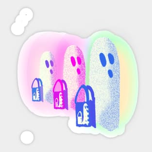 The Ghostly Trio Sticker